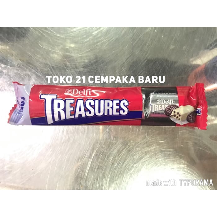 

Delfi Treasures Cookies & Cream 1 pcs | Coklat Cokelat Treasure Chocolate