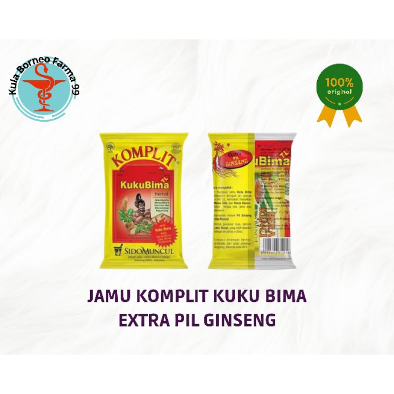 Jamu Komplit Kuku Bima Extra Pil Ginseng