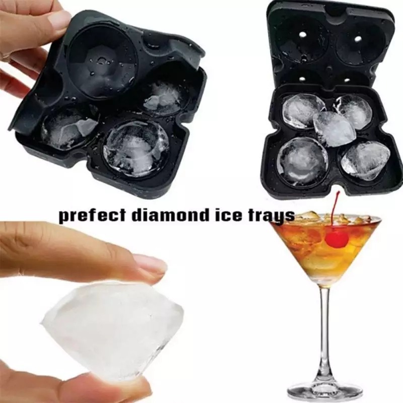 Cetakan Es Batu Ice Cube Tray Mold Model Diamond Cetakan Kreatif Dapur