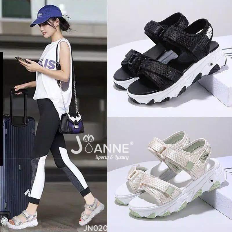 RESTOCK!! JOANNE Wedges Sandals Import Wanita JN020