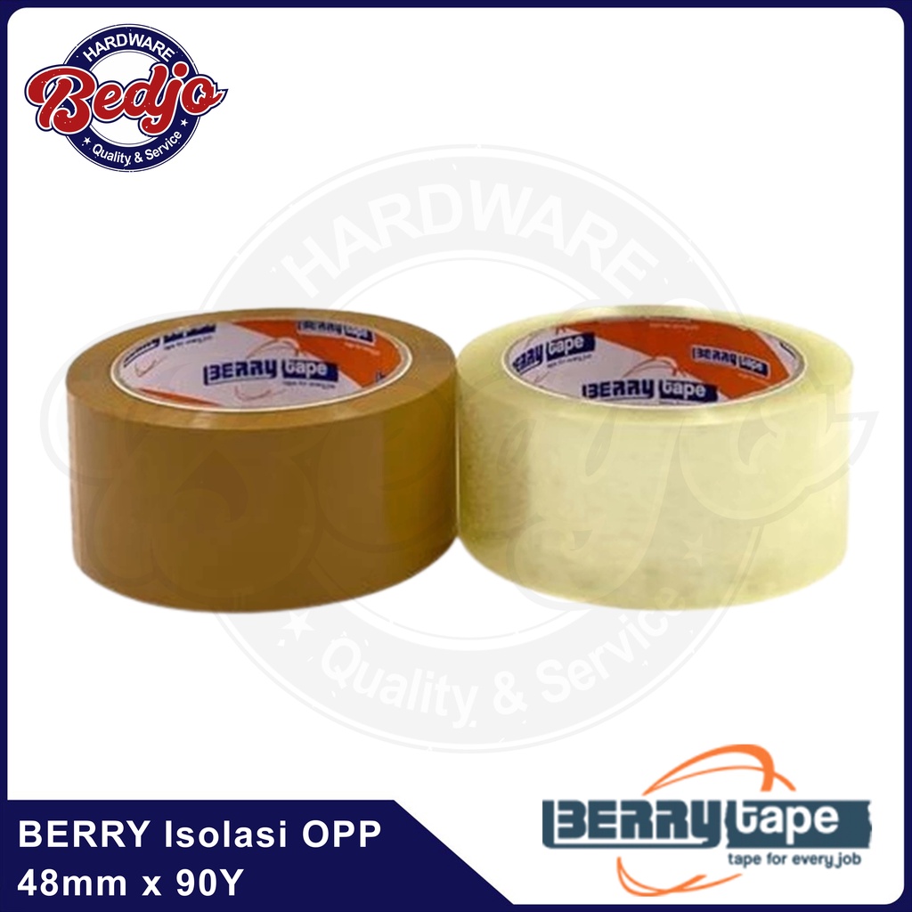 Lakban Bening - Lakban Coklat - Isolasi Berry - Lakban Bening cokelat