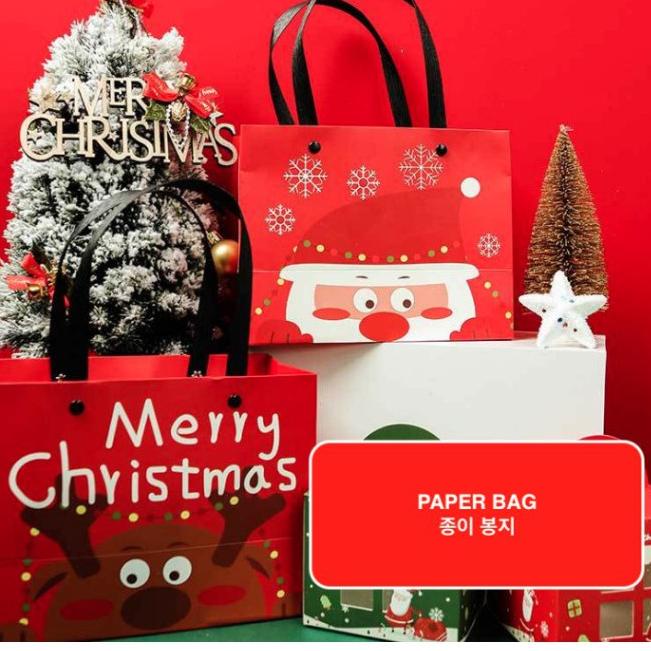 

[PRODUK C6690] kantong tali tb natal , kantong santa , kantong hadiah natal x'mas AZD