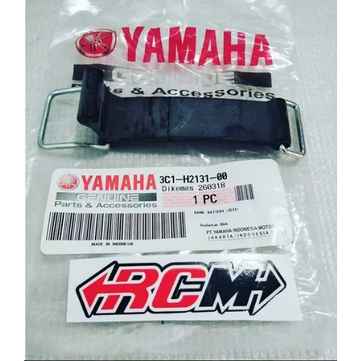 BAND BATTERY SABUK KLEM CLAMP AKI ACCU VIXION R15 LAMA ORI ORIGINAL YAMAHA YGP ASLI 3C1-H2131-00