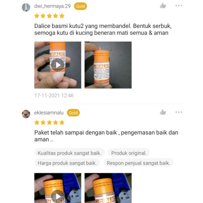 DIALICE Obat Kutu Kucing Anjing Kelinci 100% FOOD GRADE FEFARM