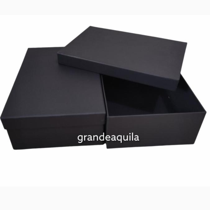 

[COD] Hard box kotak kado gift box Hitam Navy 30x20x10 [COD]