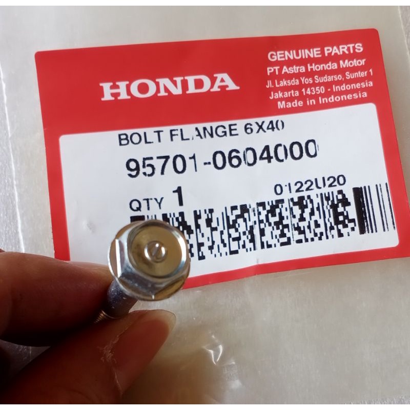 Baut 6x40 Kunci 10 Panjang 4cm Motor Honda Ori AHM