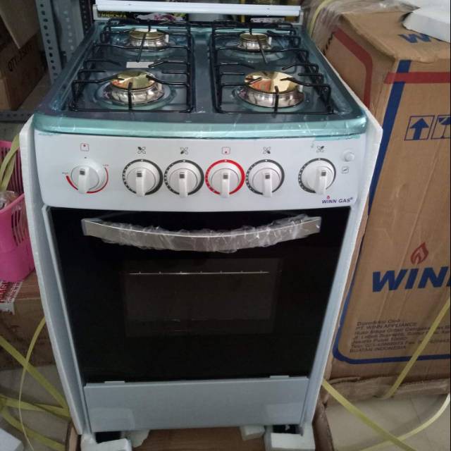 WINN GAS Kompor Standing 4 Stove + Oven W 5060 A (Semi Otomatis) / KOMPOR OVEN, RESTORAN, CAFE