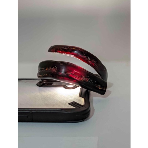 GELANG AKAR BAHAR MERAH KRISTAL