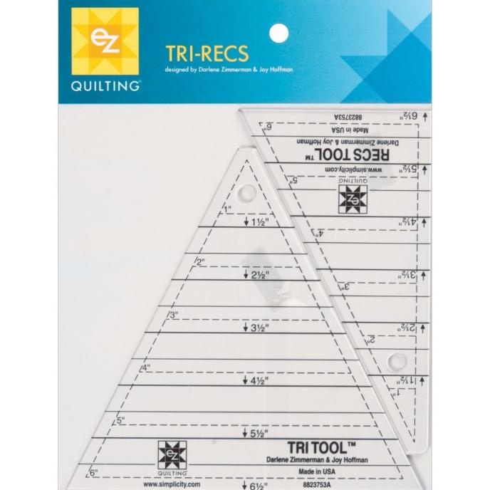 

EZ Quilting Tri Recs Triangle Rulers