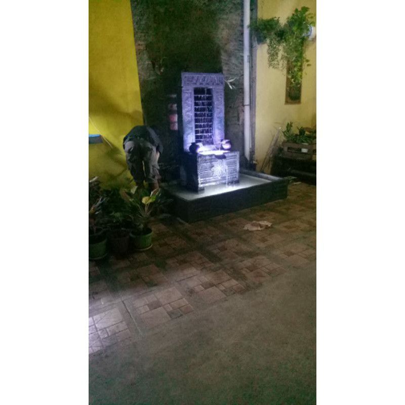 air mancur kolam besar ukuran 120x80x40 tingg 130 GRATIS MESIN AIR