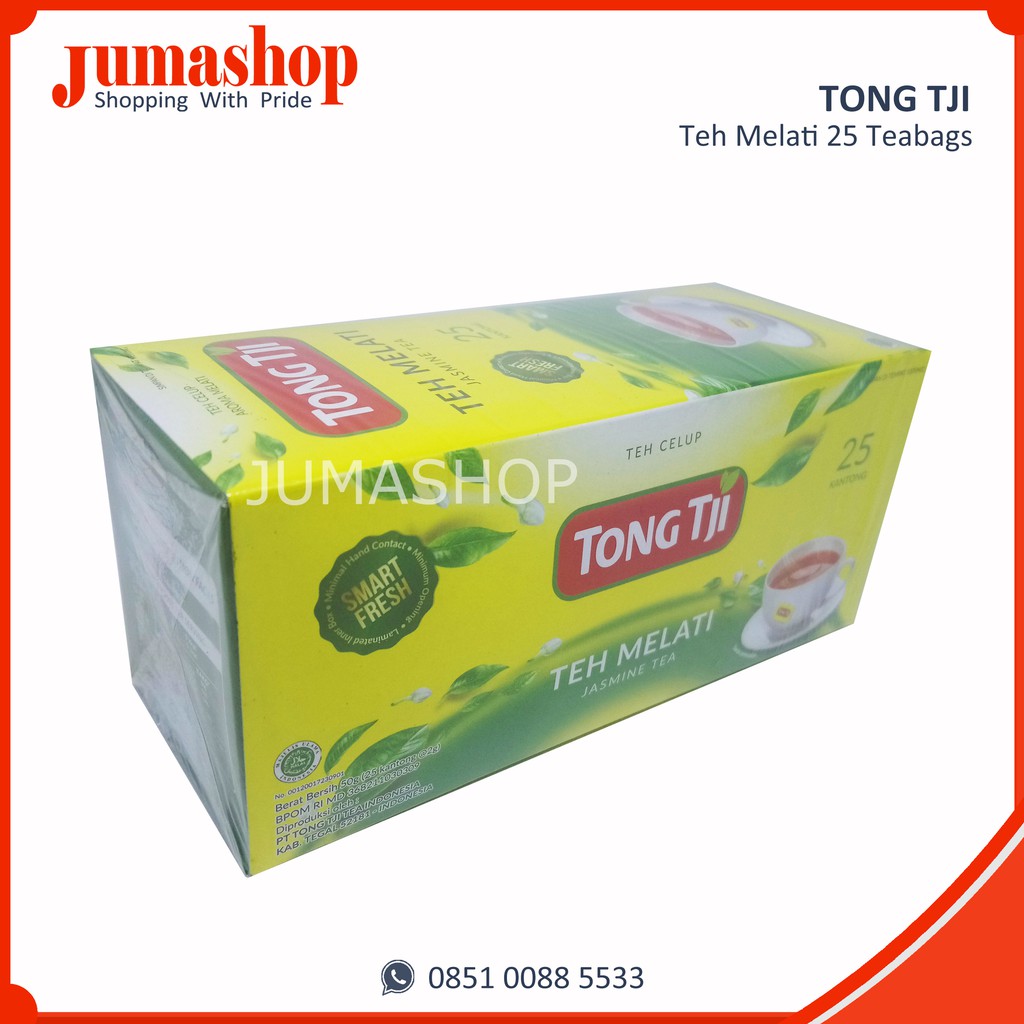 

Tong Tji Teh Melati 25 Tea Bags Jasmine-Jumashop Depok Jakarta Tegal