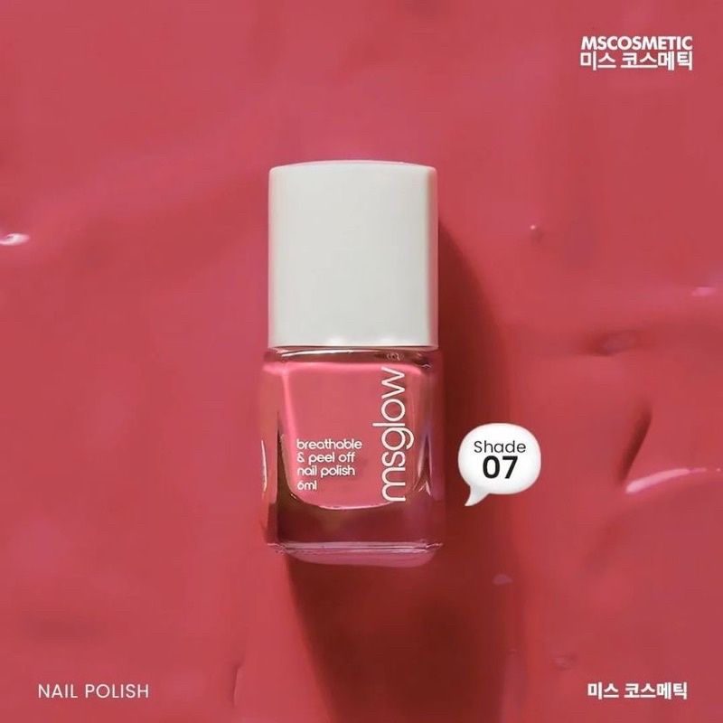 MS GLOW NAIL POLISH KUTEK HALAL BISA BUAT SHOLAT