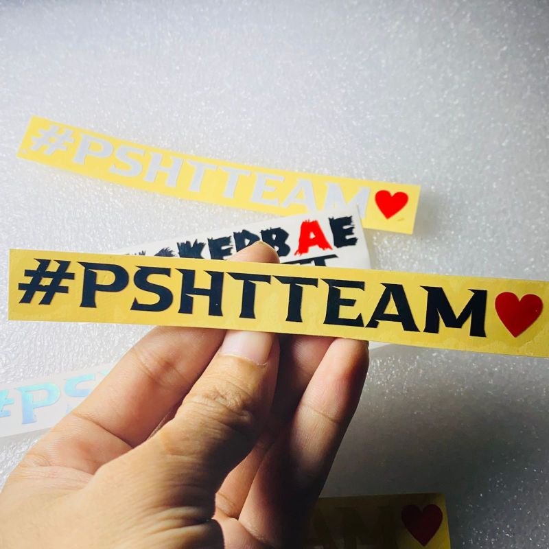 Stiker psht cuting stiker pasukan hati team 1pcs murah berkualitas