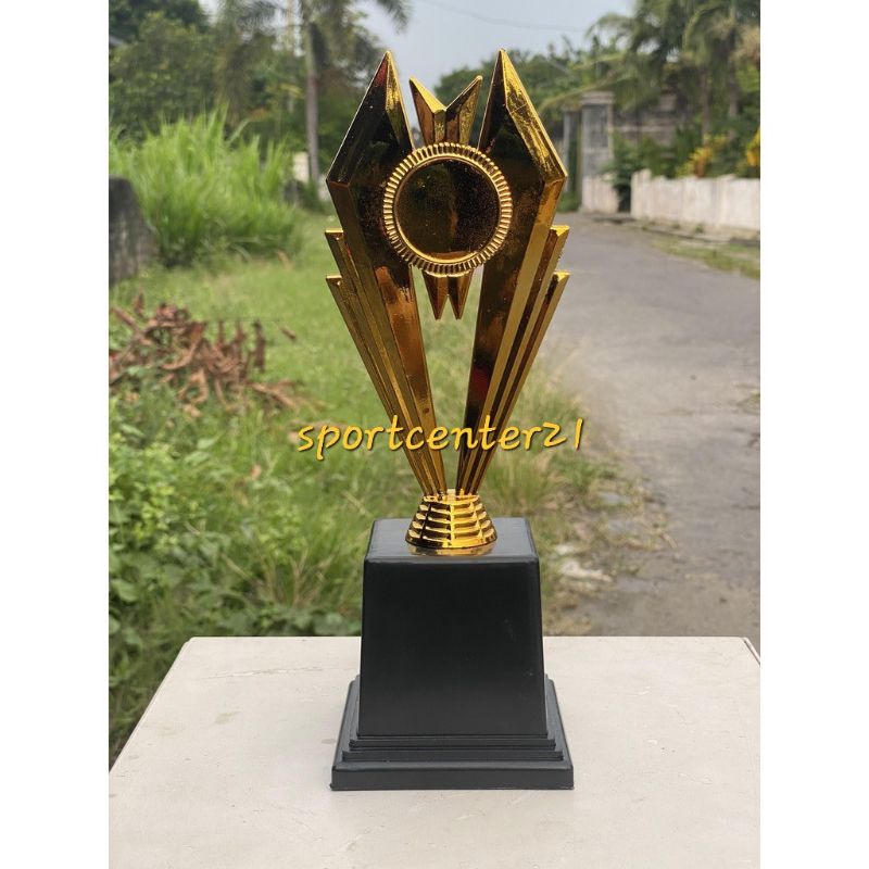 piala murah custom/satuan lengkap dengan tulisan dan pita