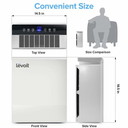 Levoit PUR 131 Air Purifier with True HEPA Filter H13 - Garansi Resmi