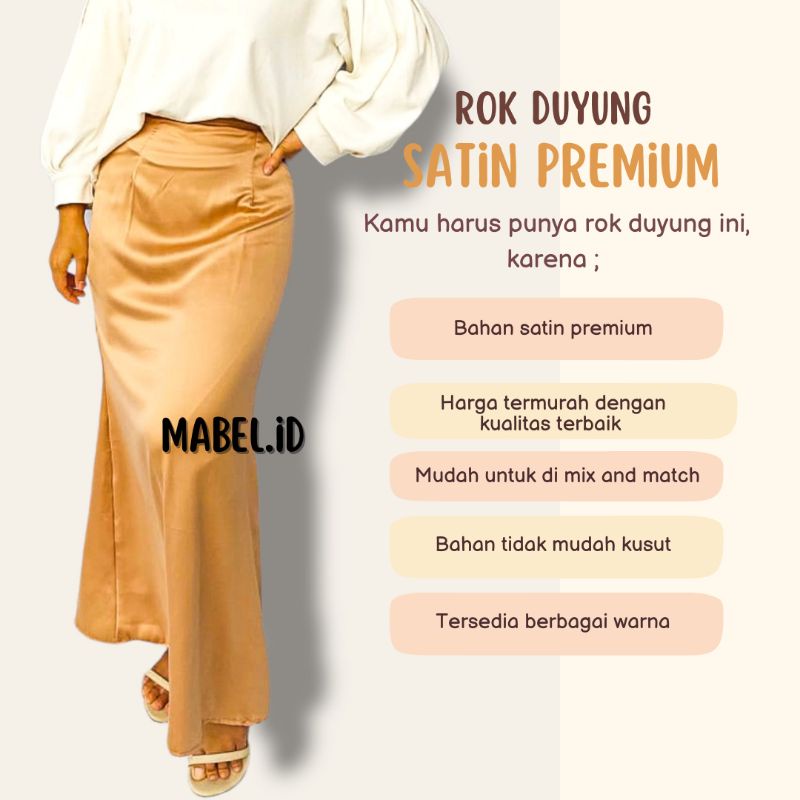 Rok Duyung Satin Skirt Premium