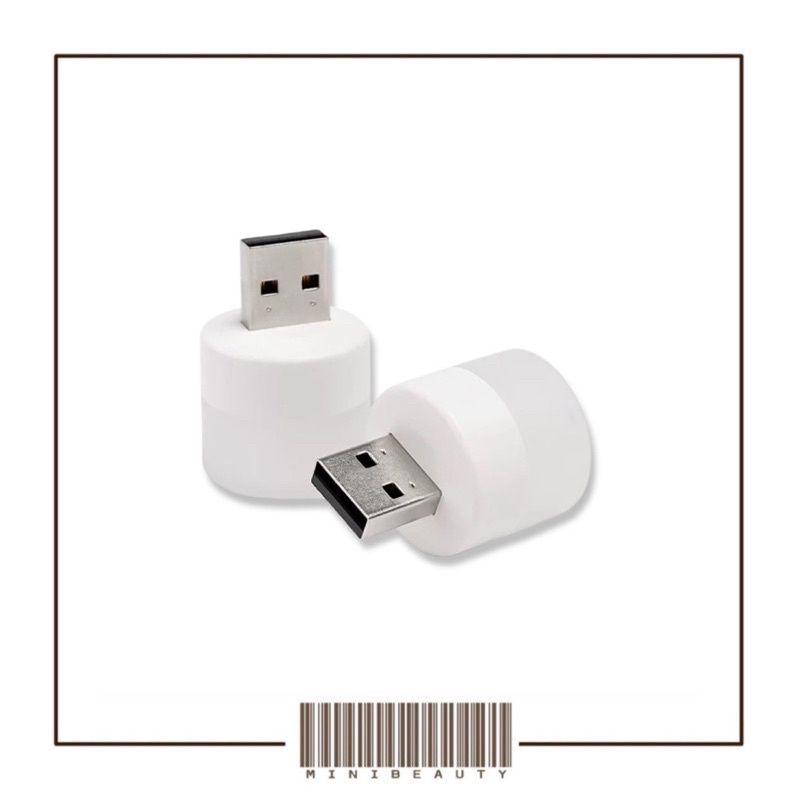 lampu led usb mini portable kecil lampu baca travel light usb bulat