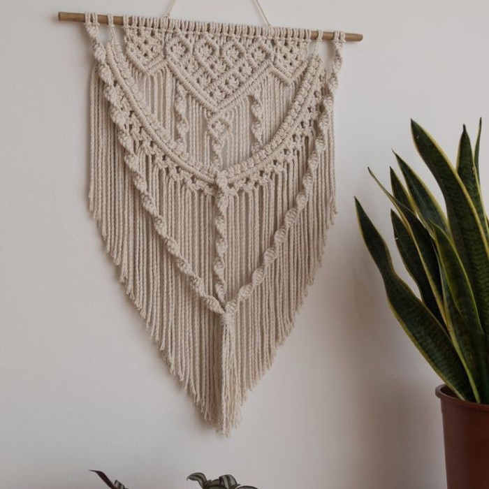 Medium Macrame- macrame Hiasan dinding ukuran sedang Limited