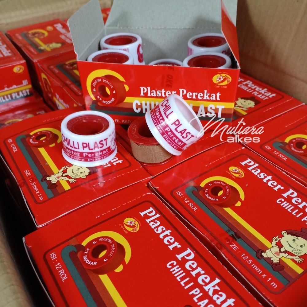 Chili Plast - Plester Perekat Rol - Plaster Chiliplast Kain Coklat - Plester Chiliplast - 100% ORIGINAL