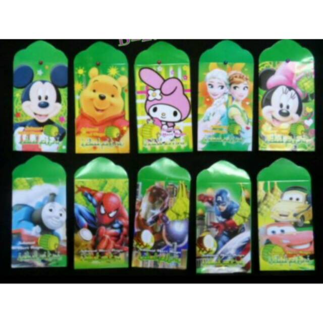 

Amplop Idul Fitri Salam Tempel Karakter Disney Anak