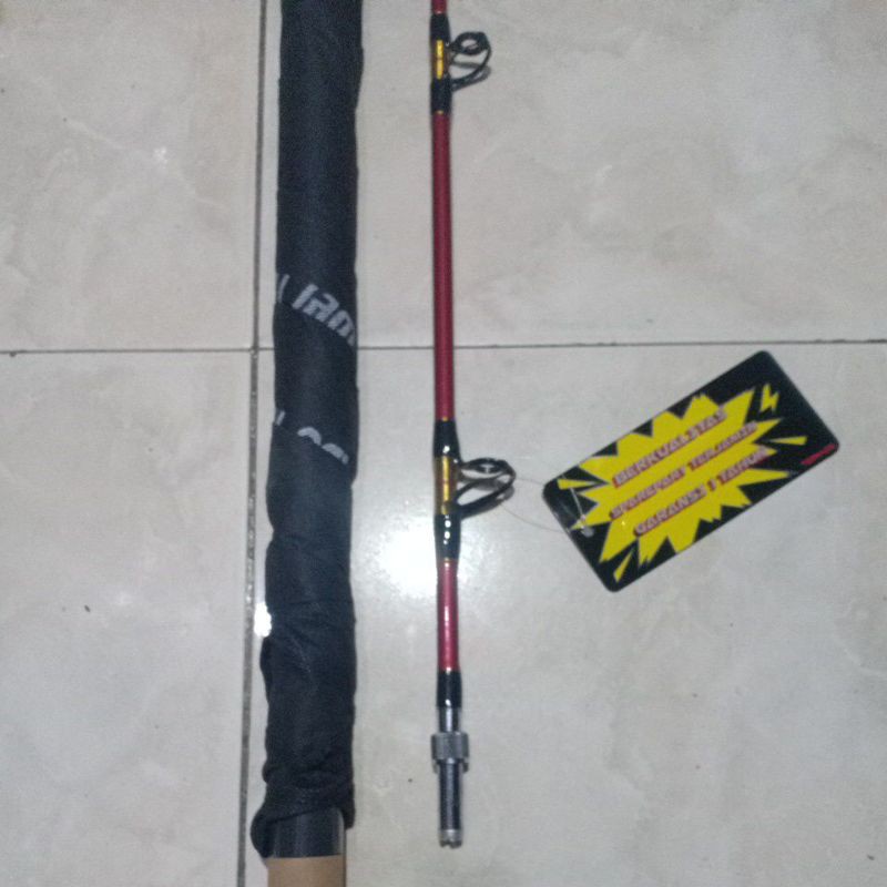 joran laut murah fiber solid tornado horse power