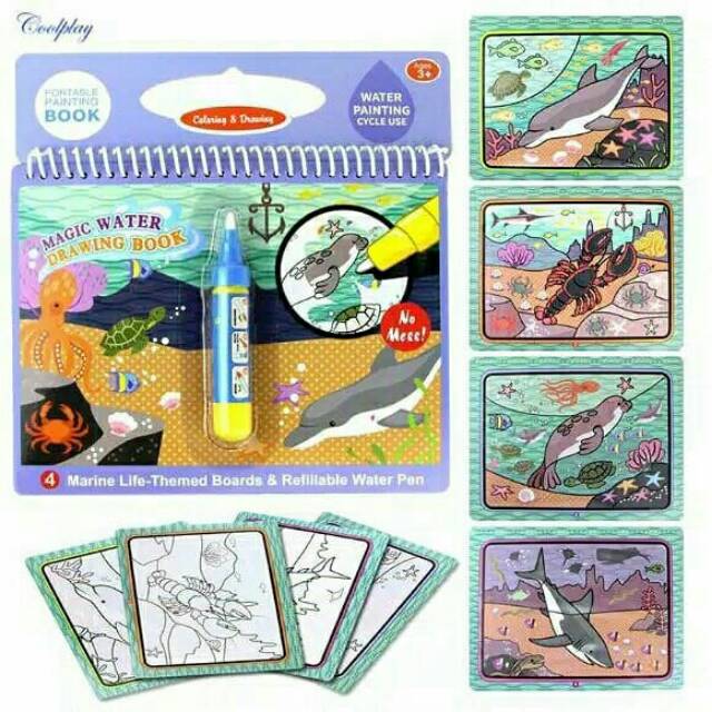

Magic Water Drawing Book