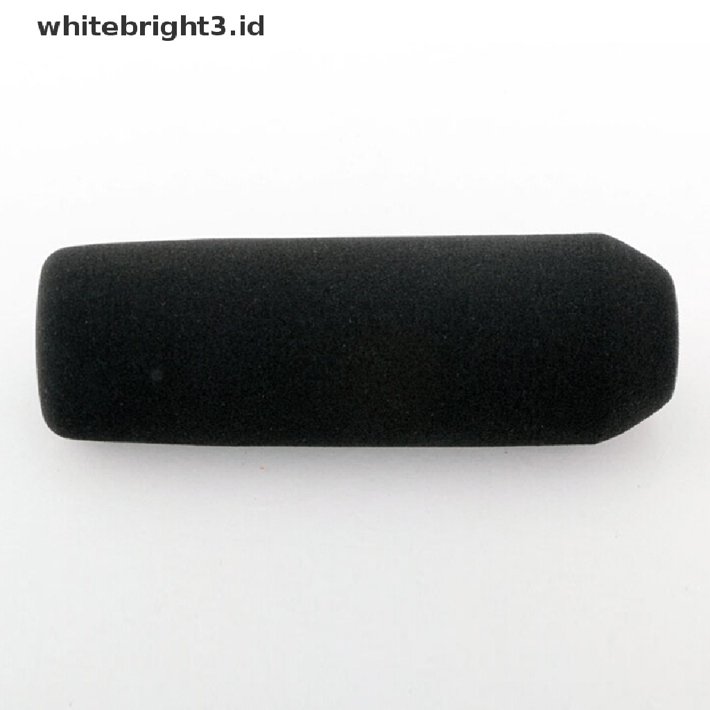 (whitebright3.id) Cover Pelindung Mikrofon Shotgun 12cm Bahan Busa Spons