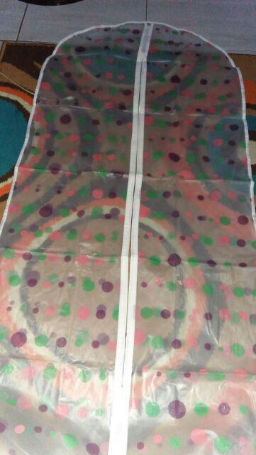 [ Mall Elora ] [size 60x130cm ] Cover Baju Cloth Cover Bahan Peva Cover Pakaian Large