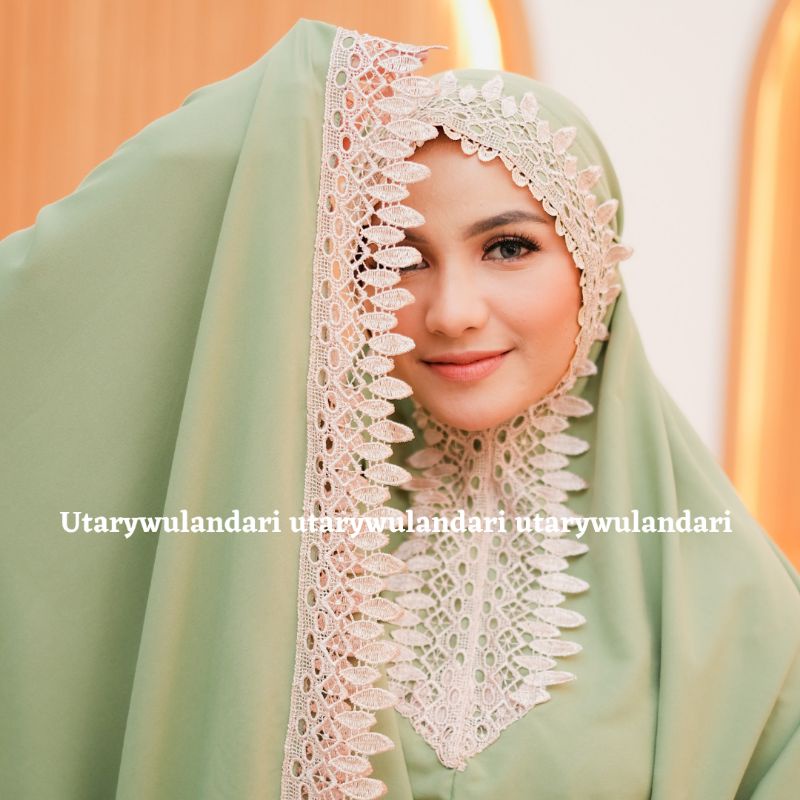 mukena dewasa katun renda ELVIRA series