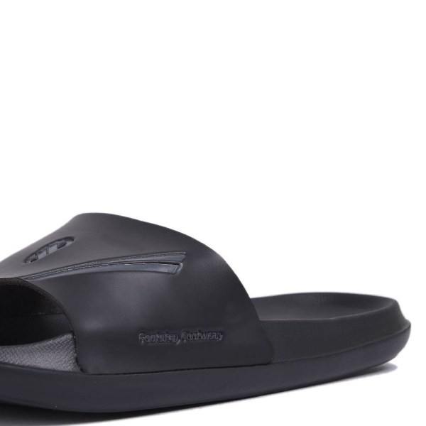 Sandal EVA Ringan Slop Jepit Santai Simple Pria/Men Sendal Footwear |Retro 0.3 Black| FORIND x FSTP