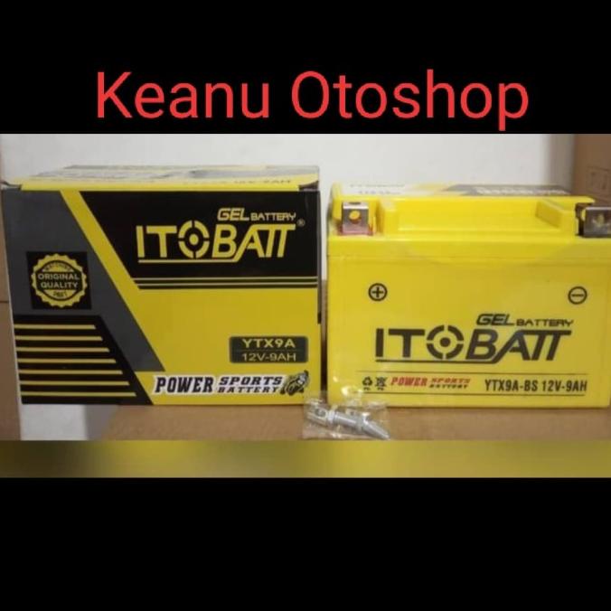 Aki Ninja 250 Fi - Karbu Mono Z250 Z250Sl Itobatt Ytx9A Aki Kering Gel Terlaris