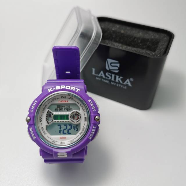 Jam tangan digital Anak Anak dan remaja water Resist Lasika 701