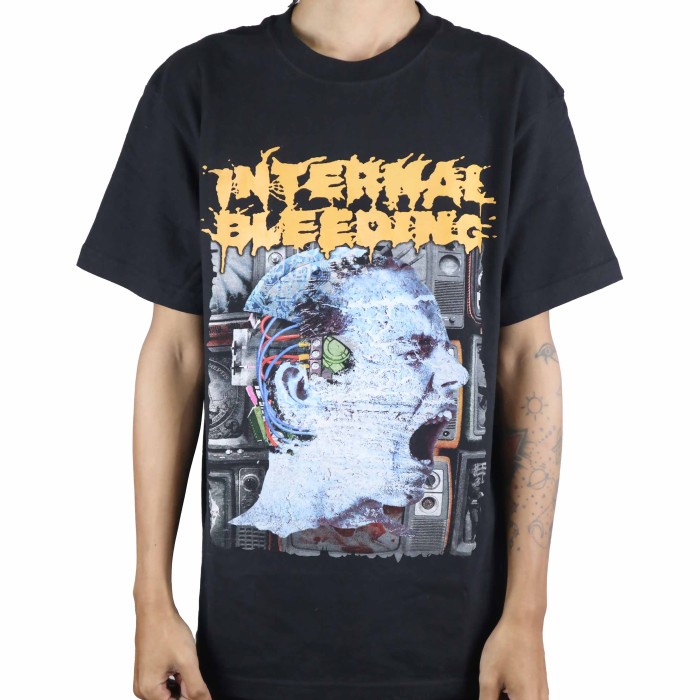 Metalgear Music Original  Internal Bleeding - Corrupting Tshirt Baju Kaos