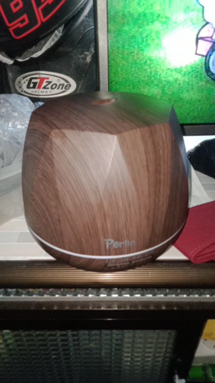 Perfin 500ml Remote Humidifier Udara Aromaterapi Minyak Esensial Aroma Diffuser