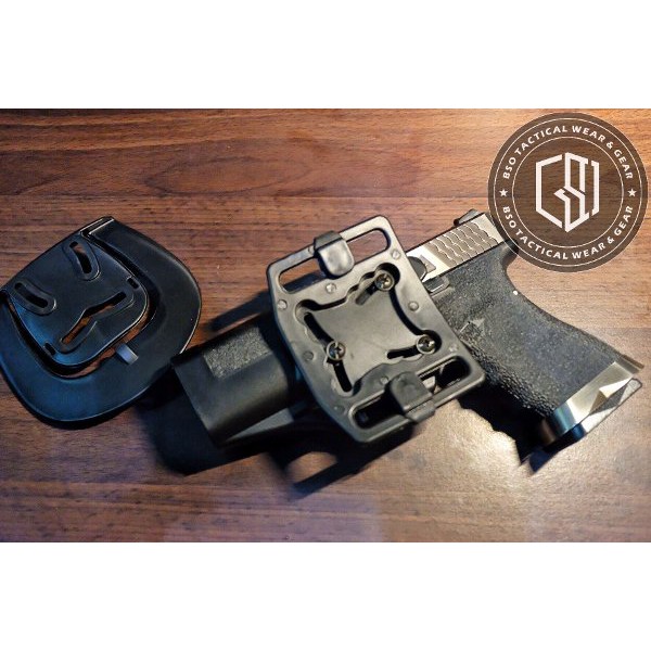 EKSKLUSIF   Holster Blackhawk CQC Glock 17 Glock 19 Tactical Holster ABS Airsoft Military Import