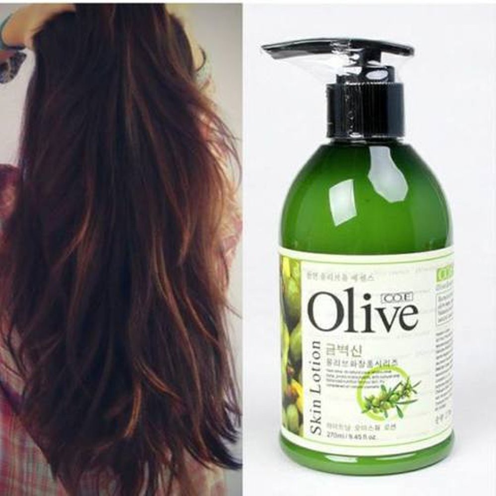 Hope Store - Olive Shampoo Anti Oksidan Shampoo Oil Pemanjang Rambut Dan Pelurus Rambut