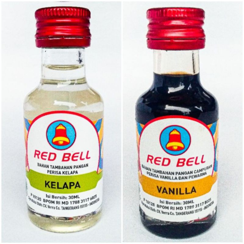 

Red bell Perisa Kelapa Vanilla Leci Redbell essence 30ml