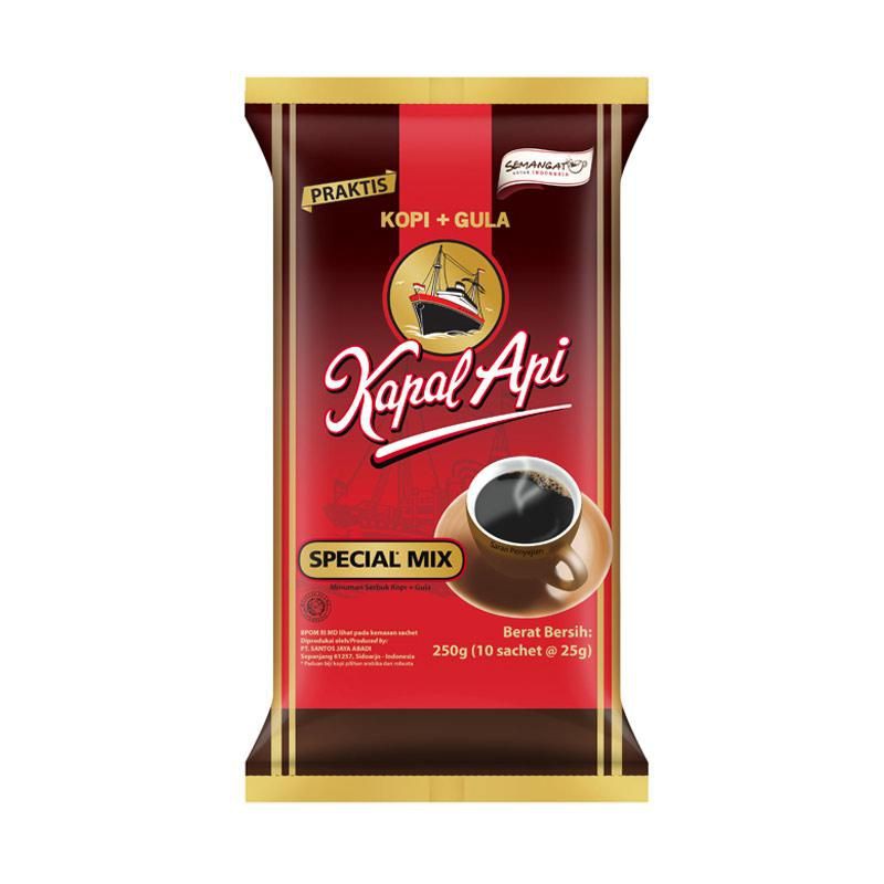 

Kapal Api Special Mix 250gr 1 Renceng isi 10 sachet @25gr