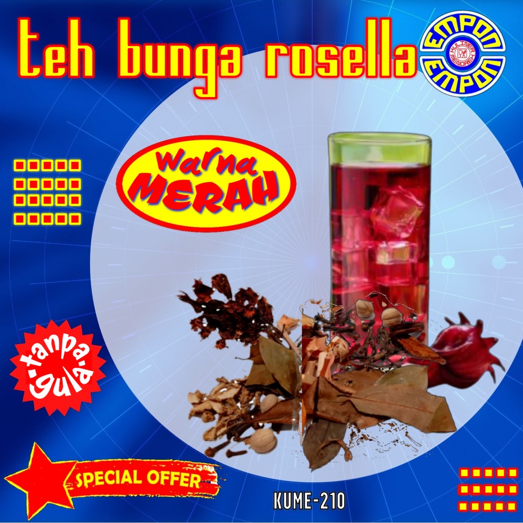 Jual Wedang Uwuh Jogja Teh Bunga Rosella Merah Minuman Khas Herbal Rempah Rosela Merah Tanpa 2710