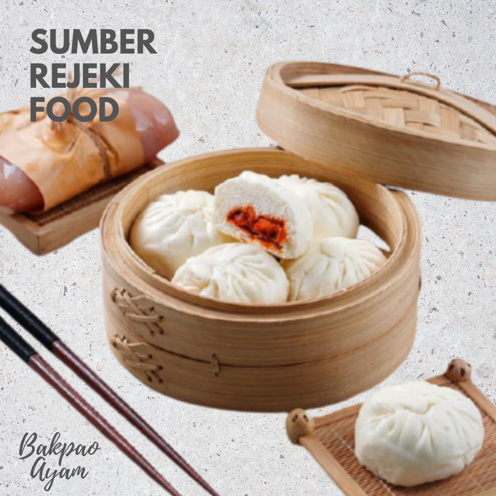 

BAKPAO AYAM ISI 25 PCS PAO AYAM CHASIO DIMSUM FROZEN HALAL - SUMBERREJEKIFOOD