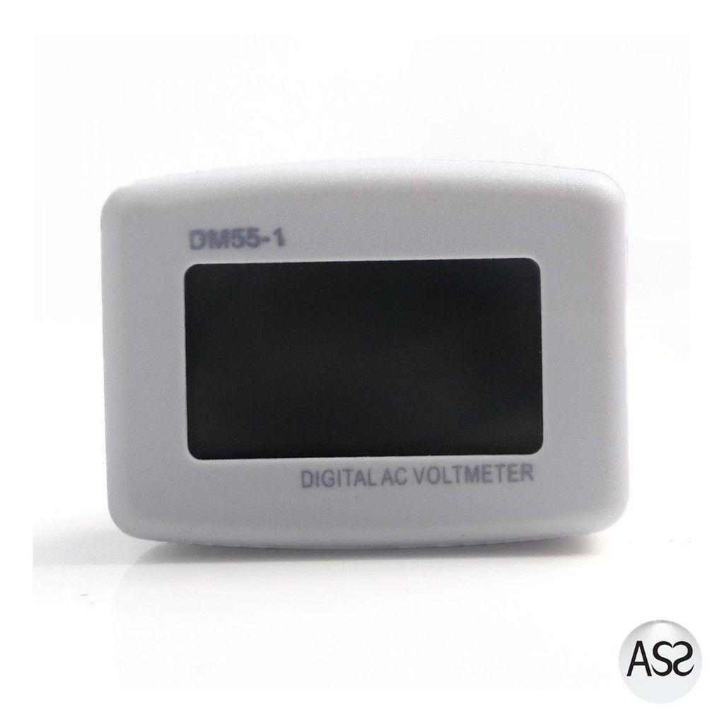 ASS Shop - Voltmeter Digital AC EU Plug 110-300V / Alat Pengukur Listrik - DM55-1