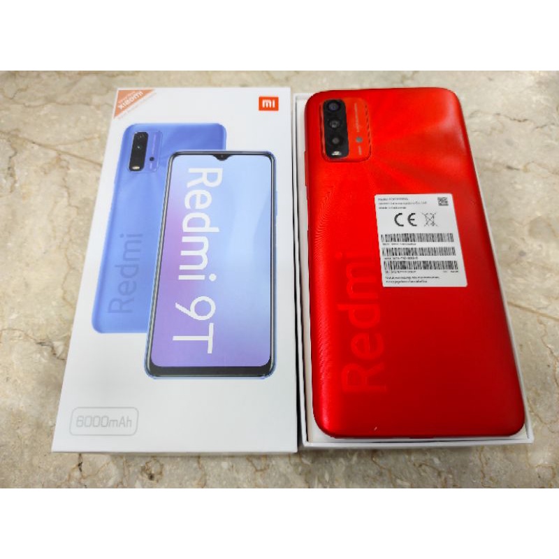 Redmi 9T 6/128Gb second like new mulus (Grade A) fullset acc ori