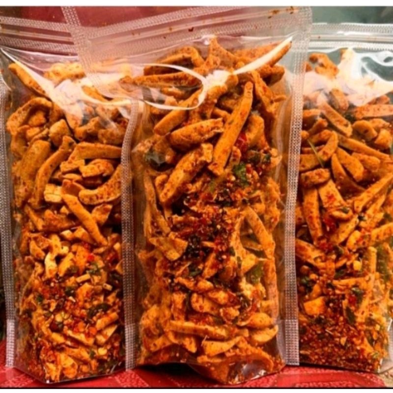 

Basreng Pedas Asin Gurih Aroma Daun Jeruk 500 gram