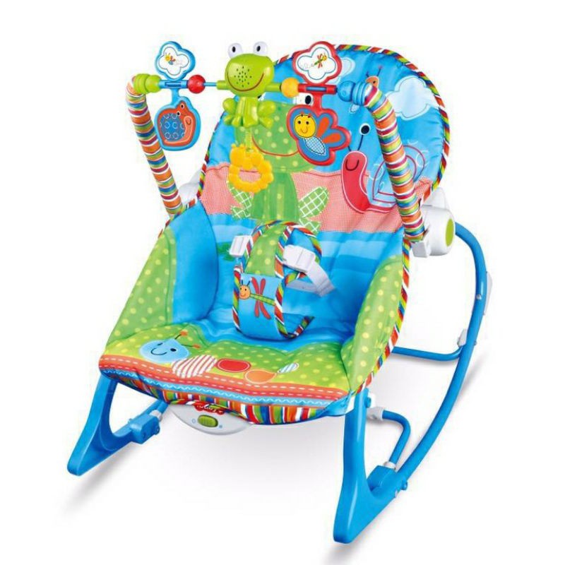 Bouncer Baby Care Rocker-biru