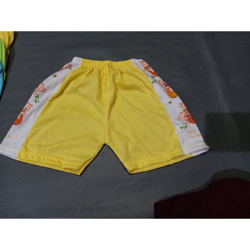 Celana Pendek Bayi Harian Motif OSHUKA 100% Cotton 1-3 Tahun Celana Santai Balita Celana Ompol Pendek Halus Adem Harga Grosir