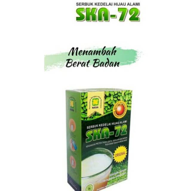 

SKA-72 SUSU KEDELAI ALAMI penambah berat badan'- penggemuk badan
