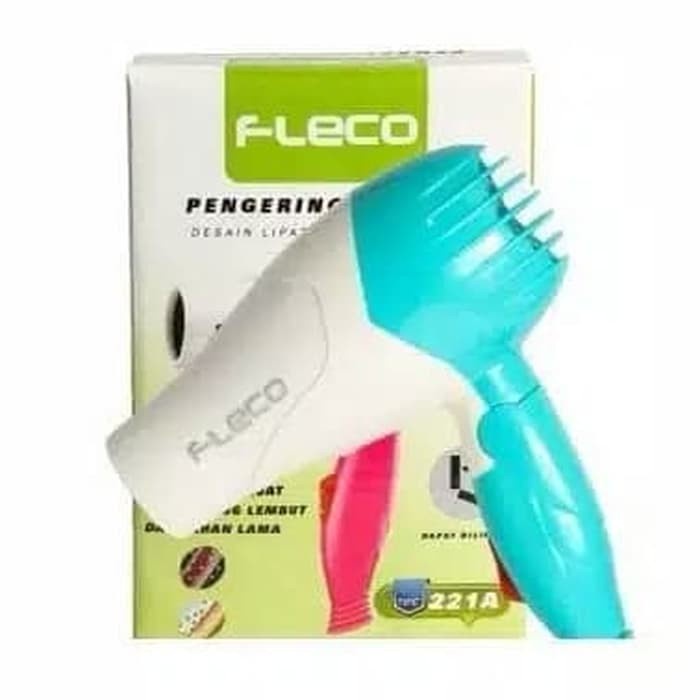 Bisa COD!!! Hair Dryer Pengering Rambut Travel Fleco-221A Design Modern Dengan Kecepatan Kencang Hemat Daya