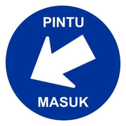 

Rambu Sign Pintu Masuk atau Keluar