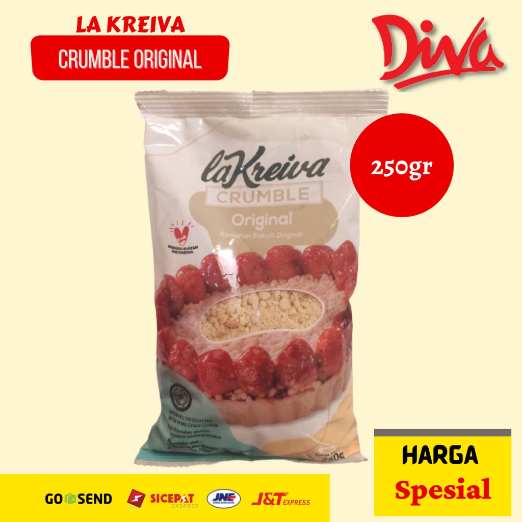 

[250gr] La Kreiva Crumble Original Pack / La Kreiva Kemasan Original