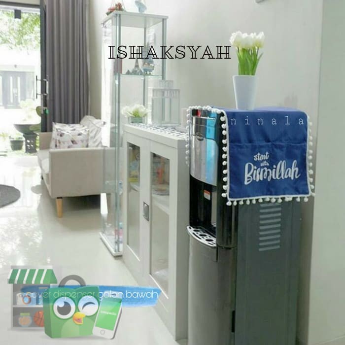 Sarung Galon - Sarung Kulkasdp3787Cover Dispenser Galon Bawah Tutup Dispenser Taplak